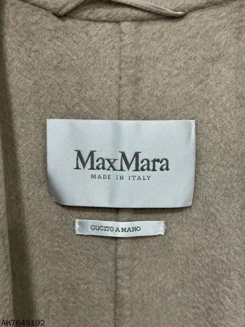 Max Mara maxmara beige cashmere double-breasted cape Size ONE SIZE - 5 Thumbnail