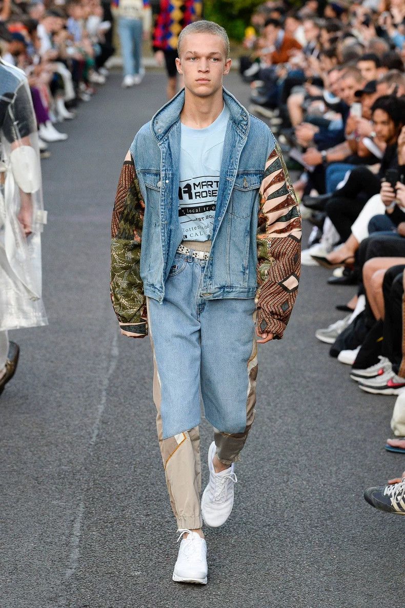 Martine Rose martine rose ss19 denim panel jogger pants Size US 26 / EU 42 - 7 Thumbnail