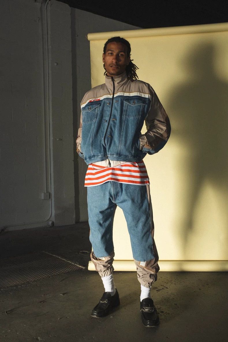 Martine Rose martine rose ss19 denim panel jogger pants Size US 26 / EU 42 - 8 Thumbnail