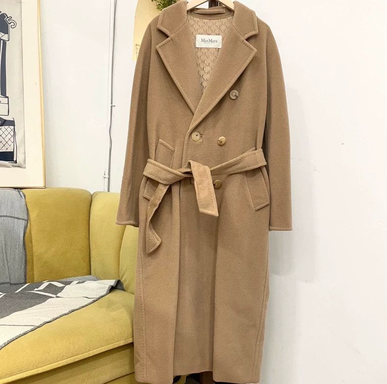 Max Mara Maxmara Madame 101801 Camel Coat -dmc Size US M / EU 48-50 / 2 - 2 Thumbnail
