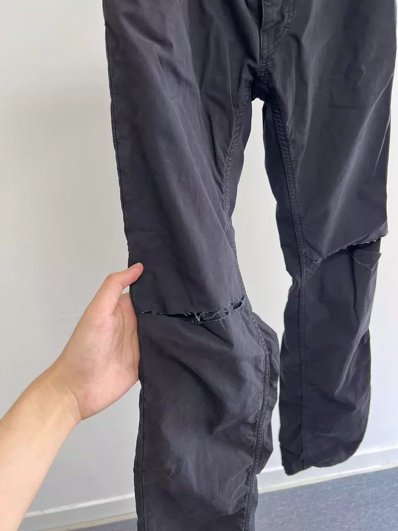 Raf Simons Raf Simons Distressed Black Pants for Men Size US 30 / EU 46 - 5 Thumbnail