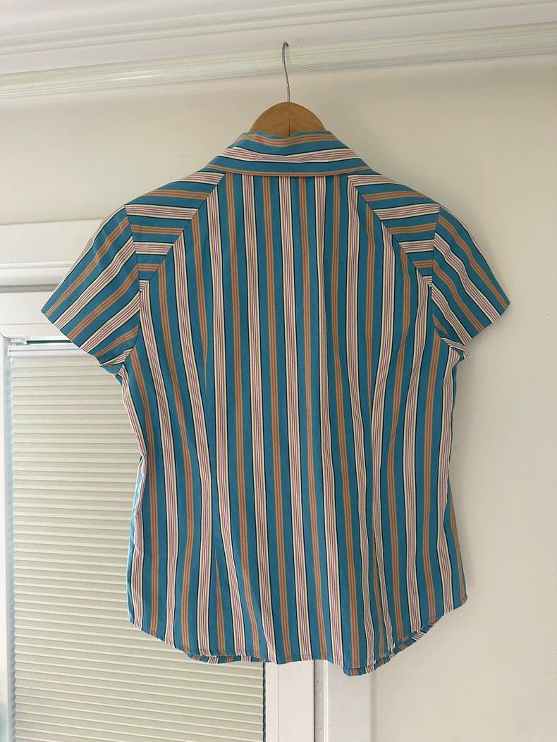 Vivienne Westwood Vivienne Westwood Striped Short Sleeve Shirt - dmc Size US M / EU 48-50 / 2 - 3 Thumbnail