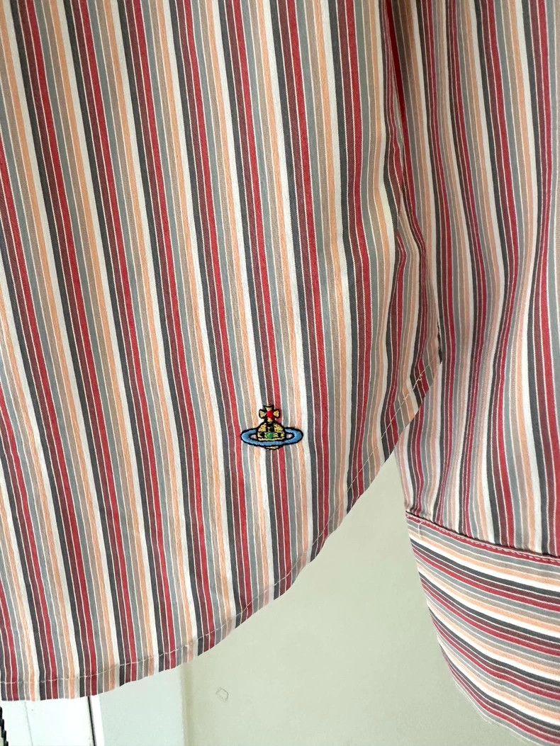 Vivienne Westwood Vivienne Westwood Striped Long Sleeve Shirt - dmc Size US M / EU 48-50 / 2 - 9 Thumbnail
