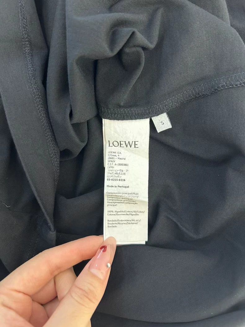 Loewe Loewe 2023 Chest Print Black T-Shirt - dmc Size US S / EU 44-46 / 1 - 4 Thumbnail