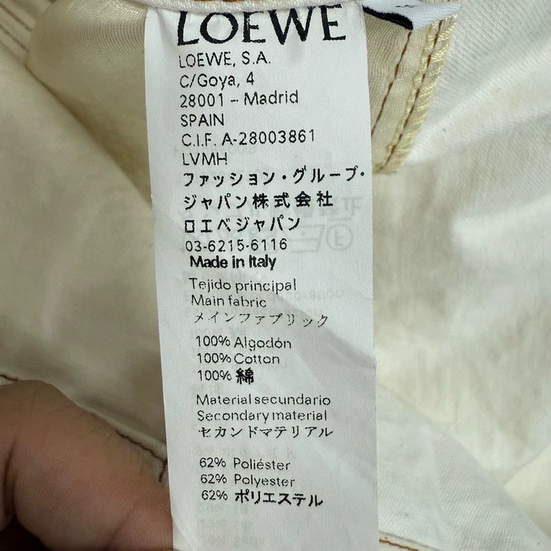 Loewe LOEWE White Denim Jacket - dmc Size US L / EU 52-54 / 3 - 4 Thumbnail