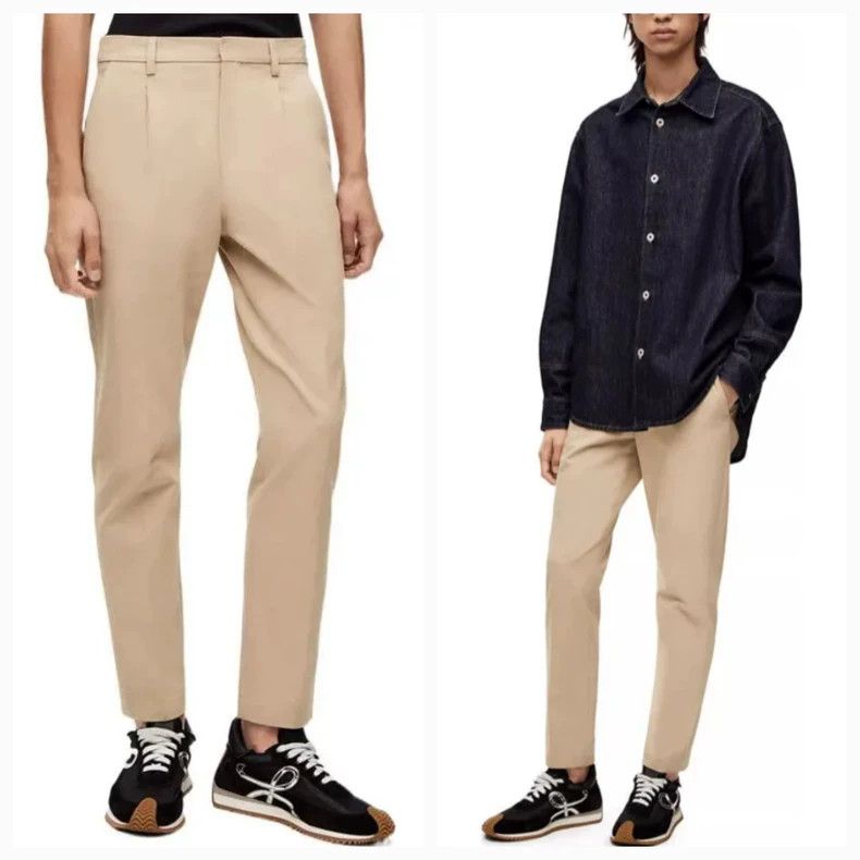 Loewe Loewe 2023 Men's Beige Casual Pants - dmc Size US 30 / EU 46 - 9 Thumbnail
