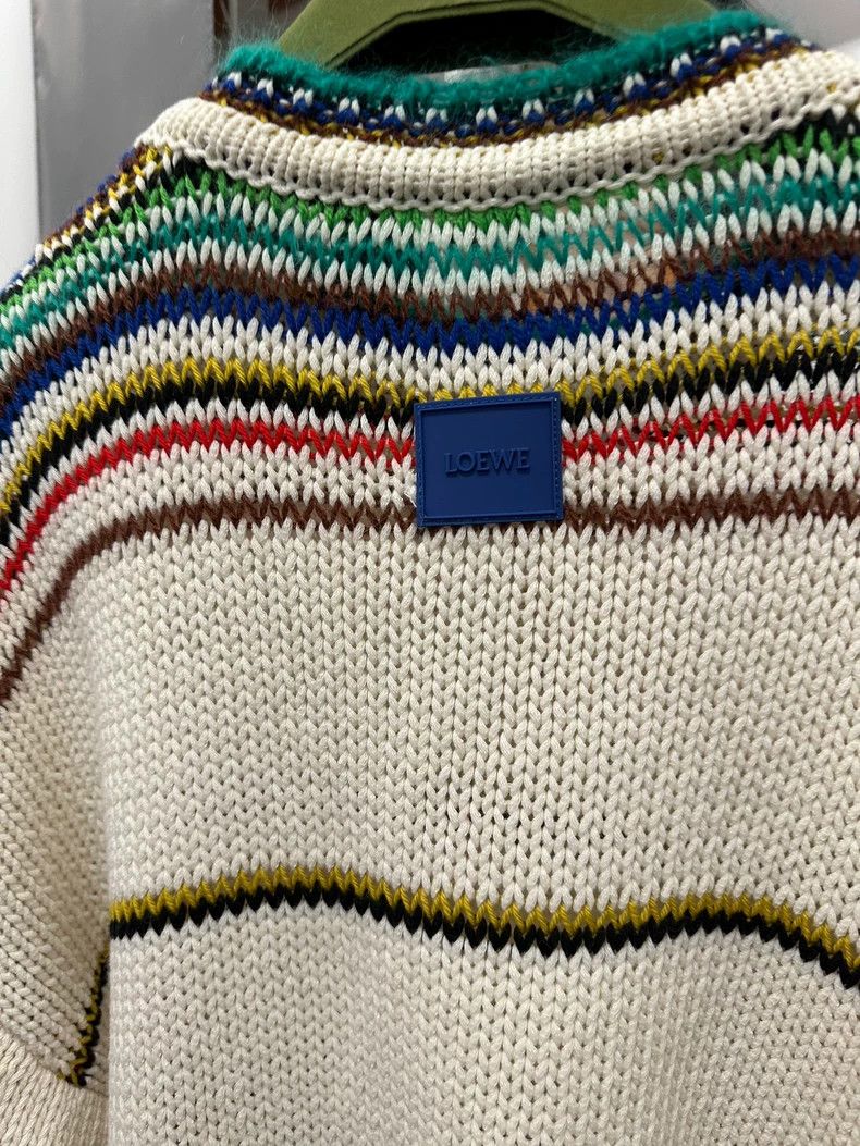 Loewe LOEWE SS24 Logo Stripe Crewneck Sweater - dmc Size US S / EU 44-46 / 1 - 3 Thumbnail