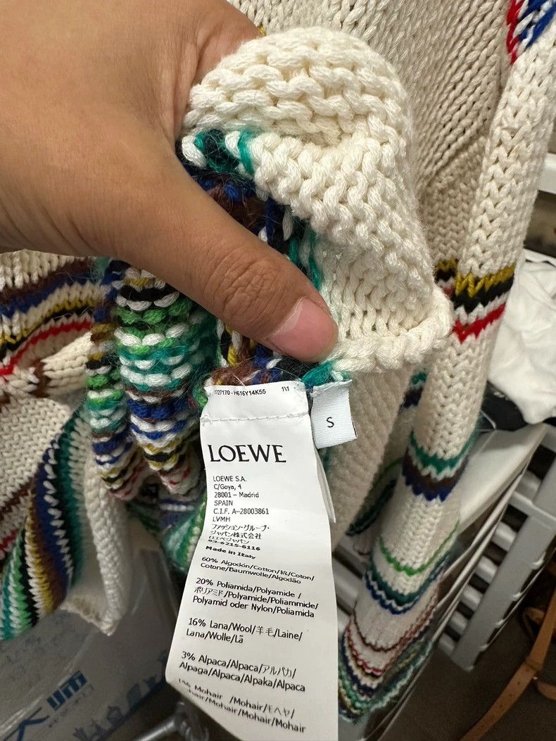 Loewe LOEWE SS24 Logo Stripe Crewneck Sweater - dmc Size US S / EU 44-46 / 1 - 5 Thumbnail
