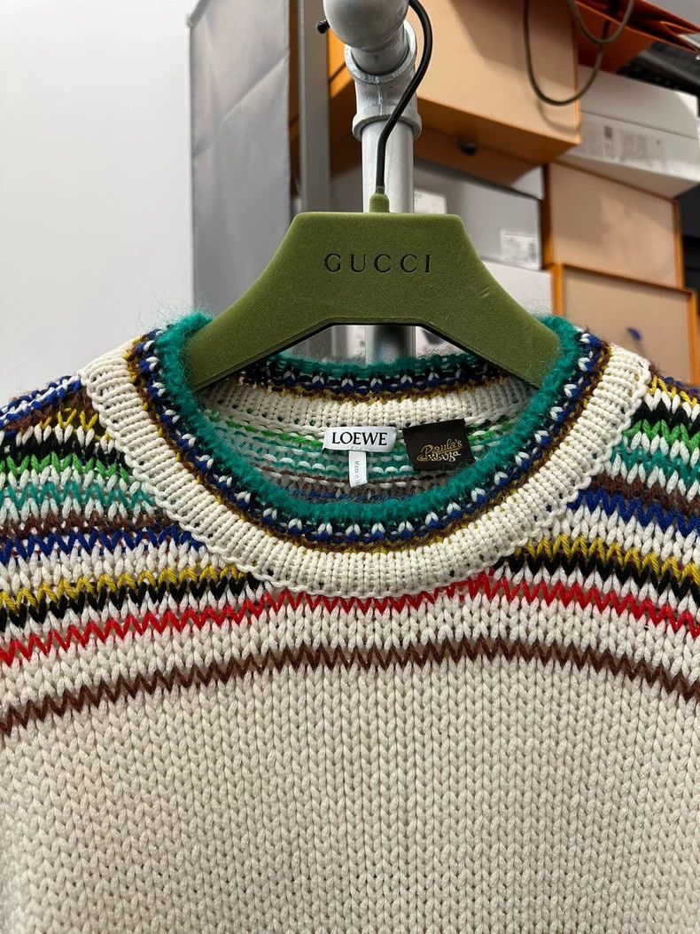 Loewe LOEWE SS24 Logo Stripe Crewneck Sweater - dmc Size US S / EU 44-46 / 1 - 4 Thumbnail