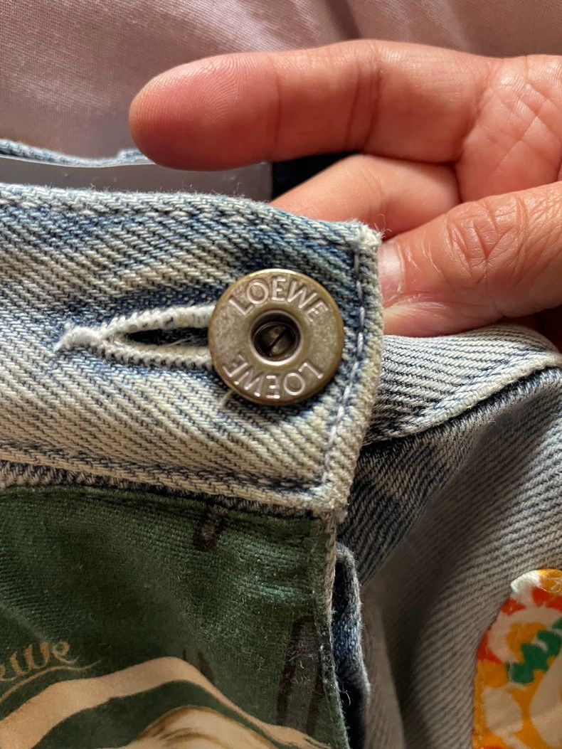 Loewe LOEWE Denim Patchwork Shorts - dmc Size US 36 / EU 52 - 5 Thumbnail