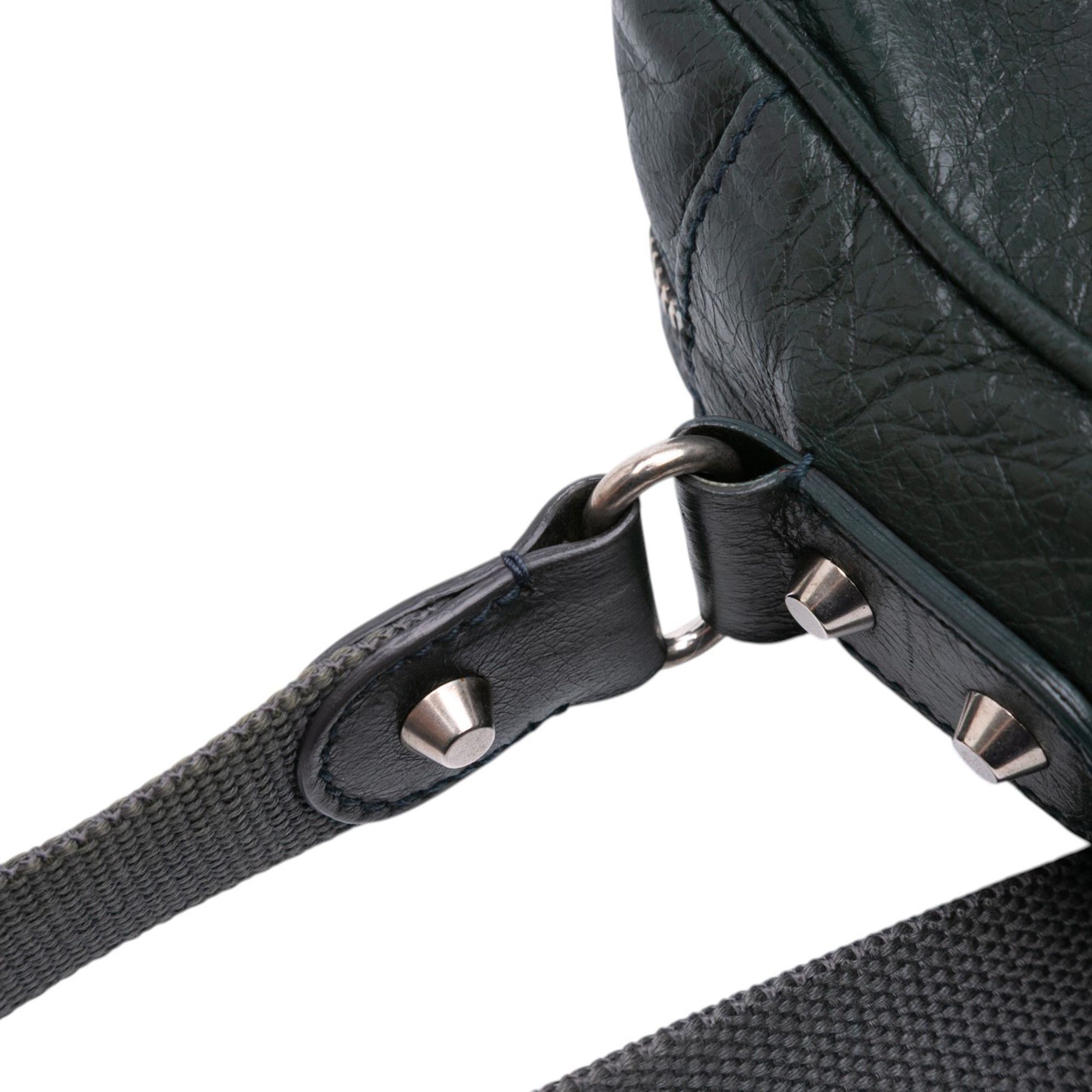 Balenciaga Balenciaga Lambskin Motocross Classic Reporter Crossbody Size ONE SIZE - 10 Thumbnail