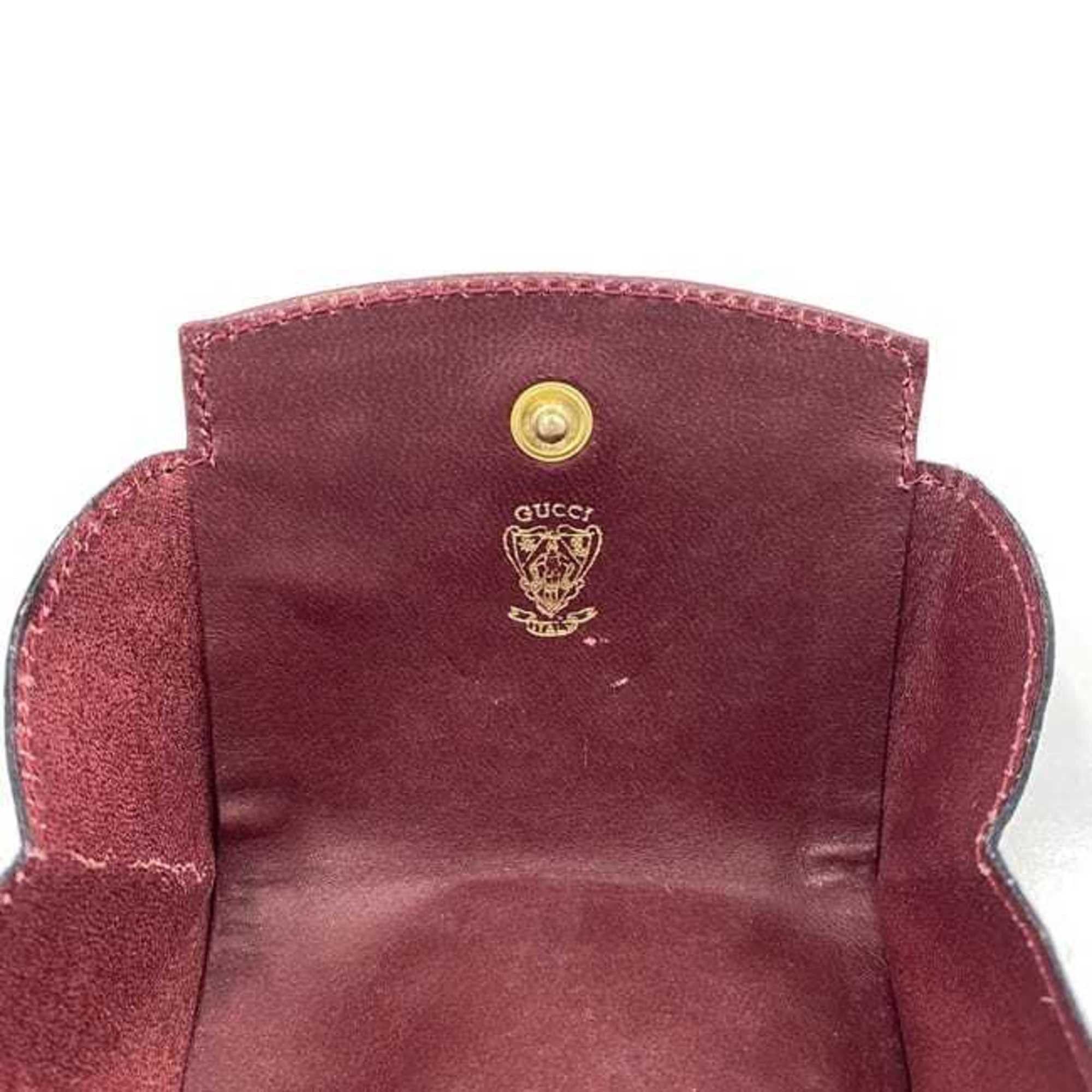 Gucci Gucci coin case ec-23637 Bordeaux Interlocking Hysteria 030 904 0325 leather GUCCI GG compact for men and women. Size ONE SIZE - 11 Thumbnail