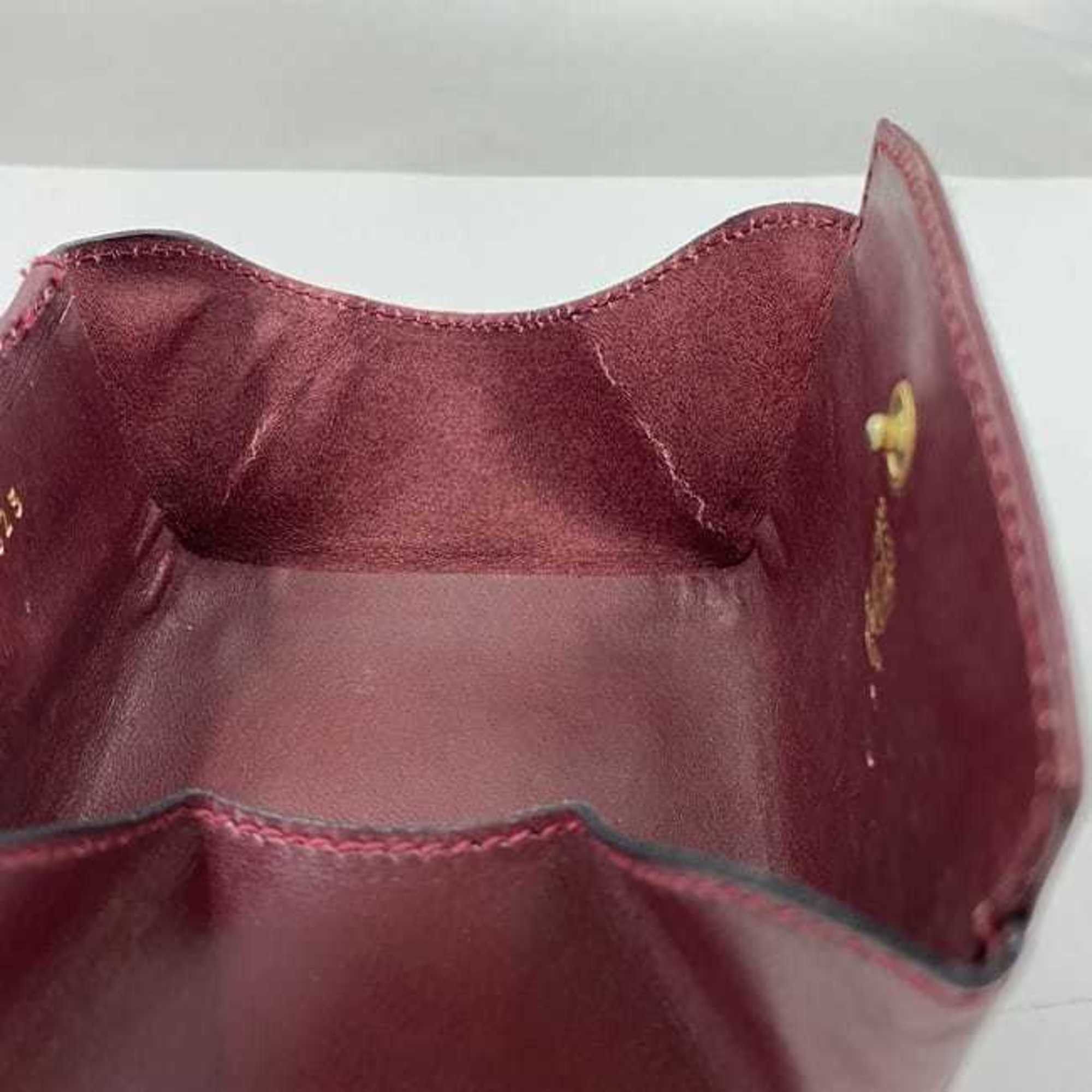 Gucci Gucci coin case ec-23637 Bordeaux Interlocking Hysteria 030 904 0325 leather GUCCI GG compact for men and women. Size ONE SIZE - 9 Thumbnail