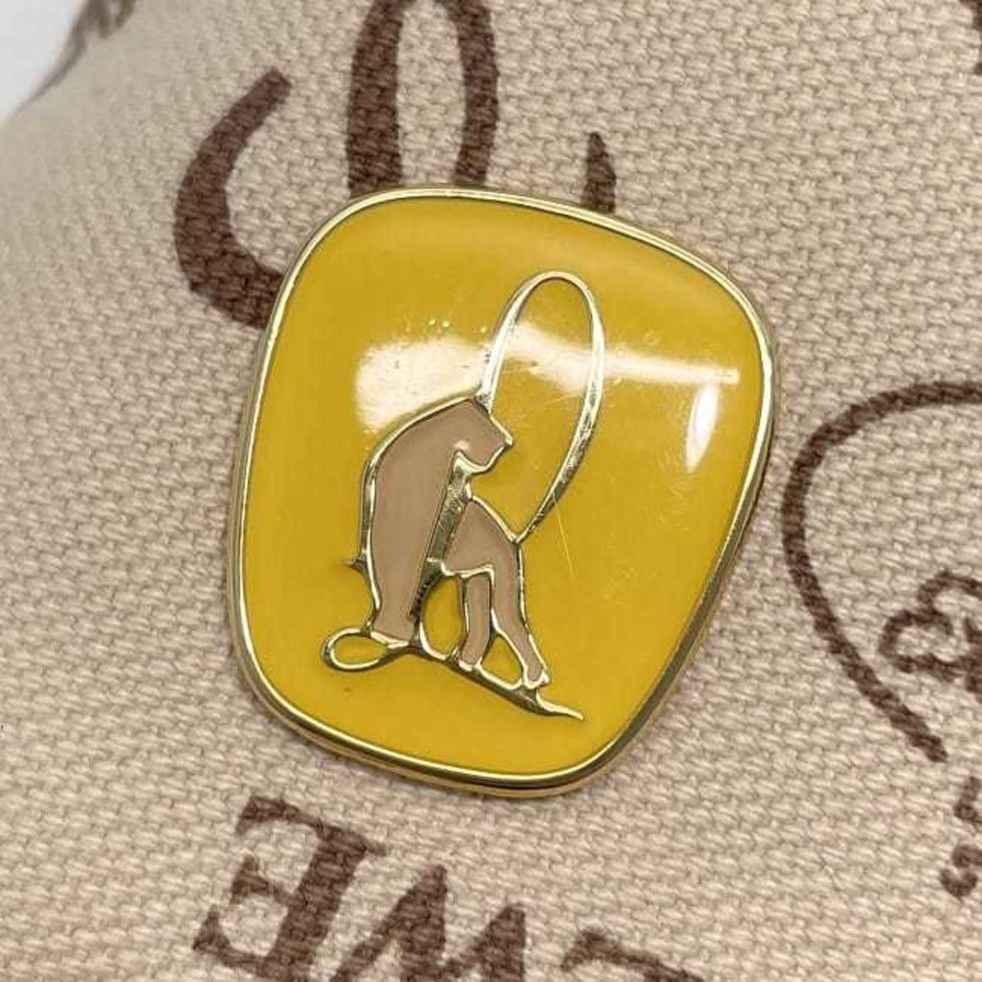 Loewe Loewe Shoulder Bag ec-23670 Beige Brown Anagram 160th Anniversary Canvas Leather Suede 290606 LOEWE Crossbody Sacoche Flap Pin Badge for Men and Women Size ONE SIZE - 10 Thumbnail