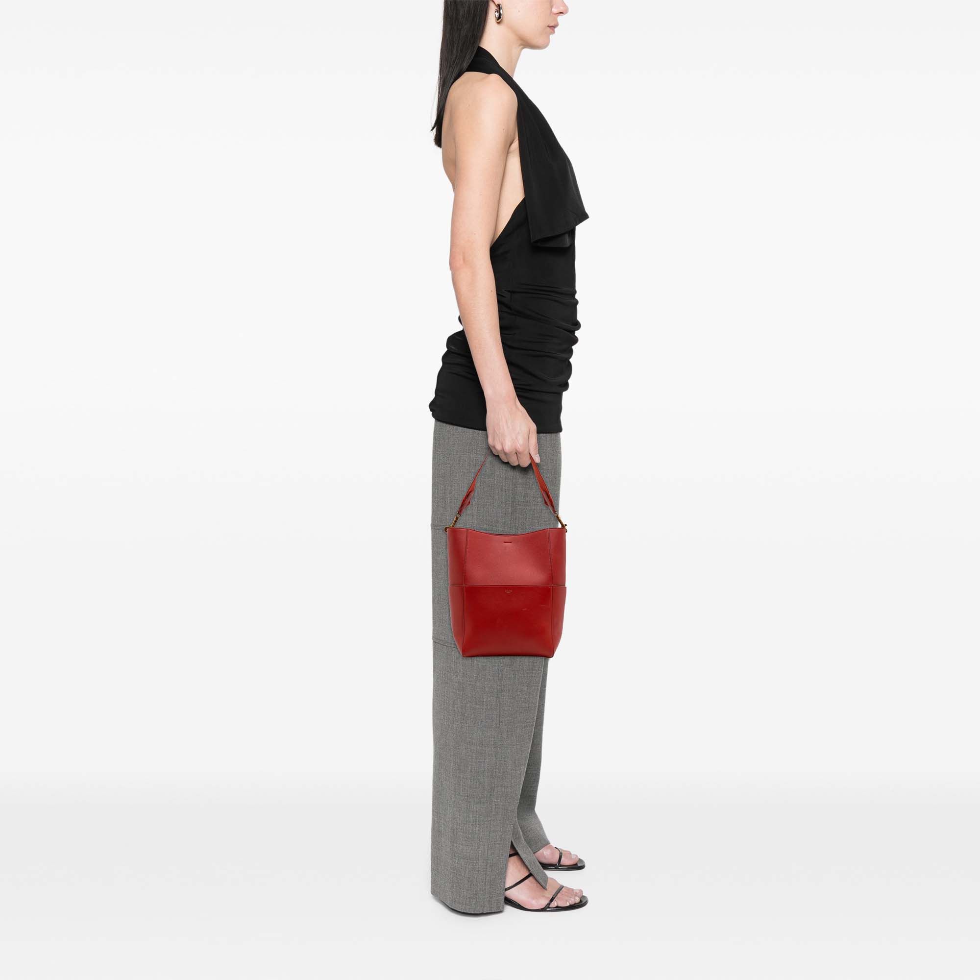 Celine Celine Medium Leather Seau Sangle Bucket Bag Size ONE SIZE - 10 Thumbnail
