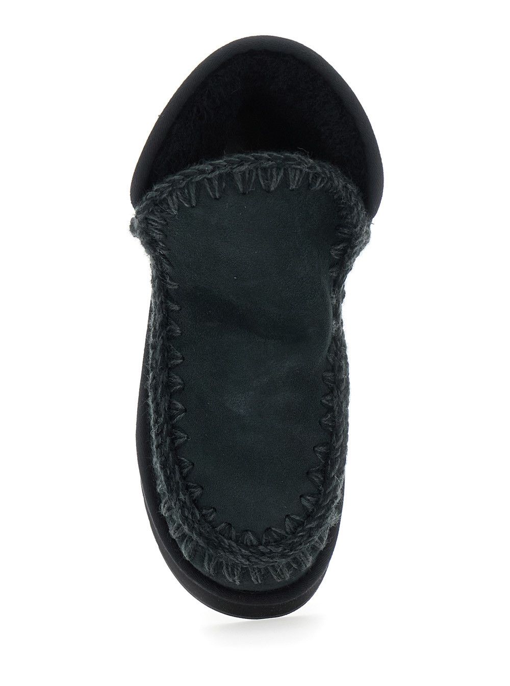 Mou Black Ankle Boots with Braided Detail in Suede Woman Size US 7 / IT 37 - 4 Thumbnail