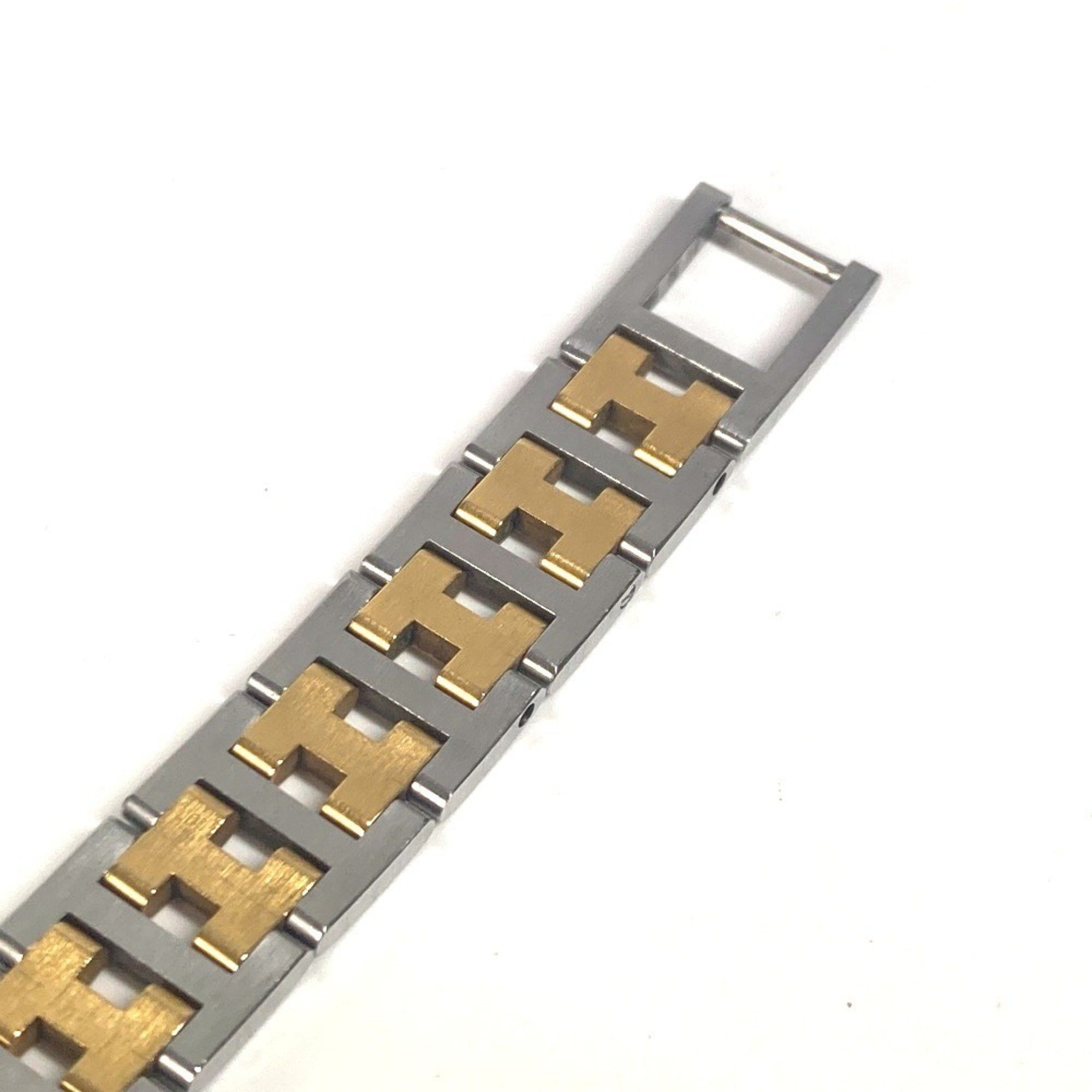 HERMES Vintage Clipper Watch, Two-tone Stainless Steel GP