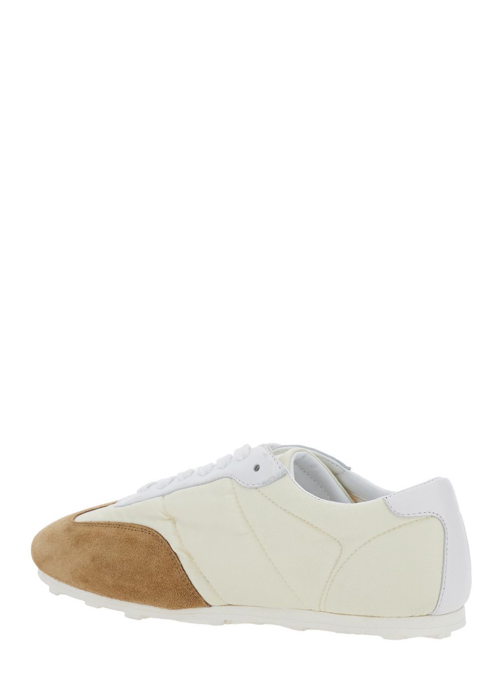 Marni White Sneakers with Suede Details and Lettering Logo in Eco-Leather Woman Size US 8 / IT 38 - 3 Thumbnail