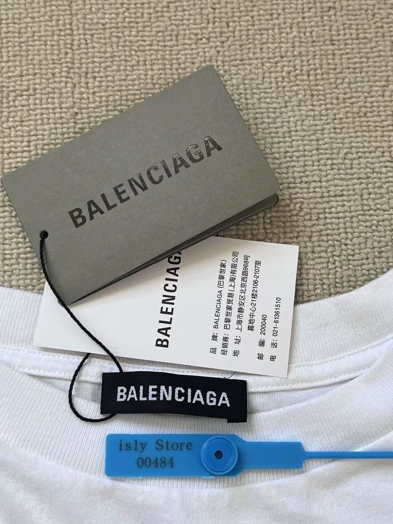 Balenciaga Balenciaga Letter Print Cotton T-Shirt - dmc Size US M / EU 48-50 / 2 - 4 Thumbnail