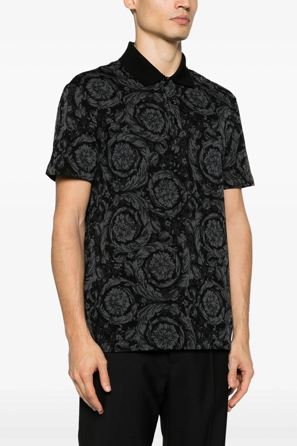 Versace Baroque Polo Shirt Size US XL / EU 56 / 4 - 2 Thumbnail