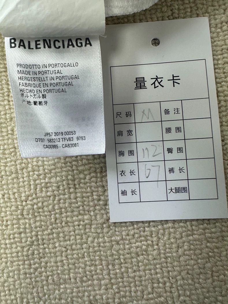 Balenciaga Balenciaga Women's Logo Print Cotton T-Shirt - dmc Size US M / EU 48-50 / 2 - 5 Thumbnail