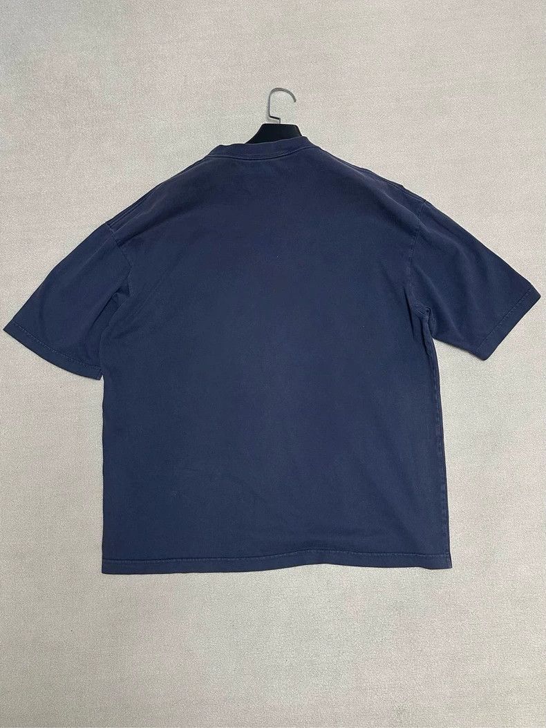 Balenciaga Balenciaga 22FW Blue Crown Wheat Ear Short Sleeve T-Shirt - dmc Size US M / EU 48-50 / 2 - 2 Thumbnail