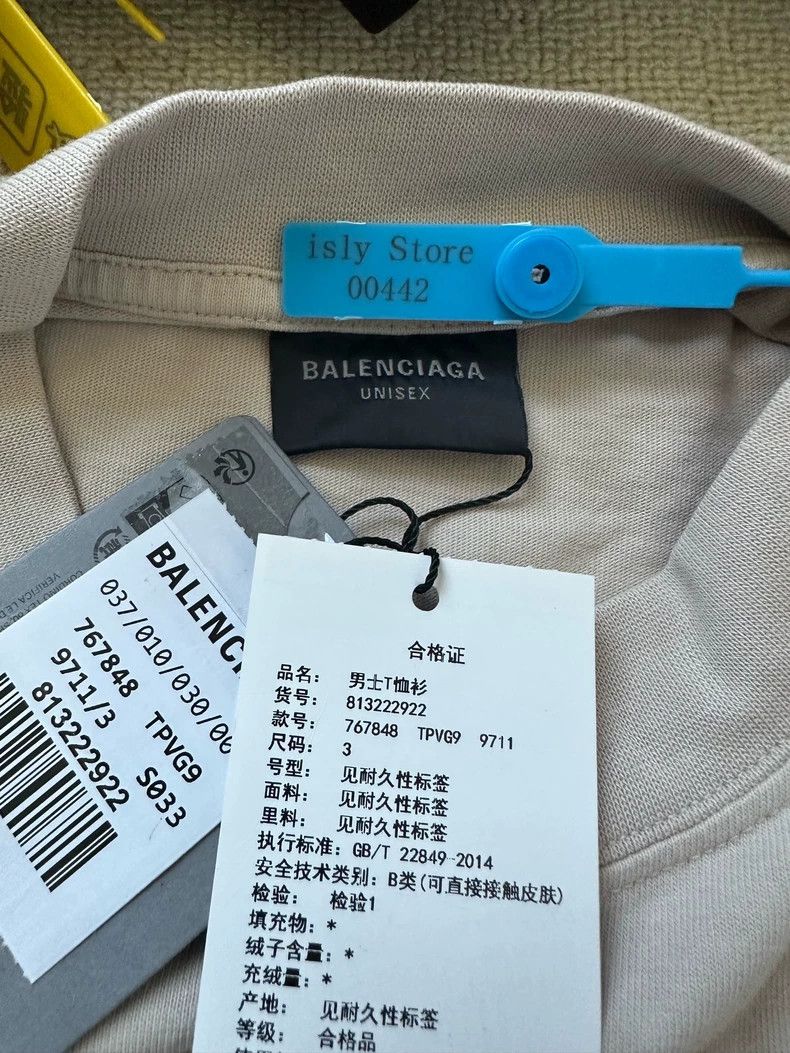 Balenciaga Balenciaga Double Ring Embroidered Logo Tee - dmc Size US M / EU 48-50 / 2 - 4 Thumbnail