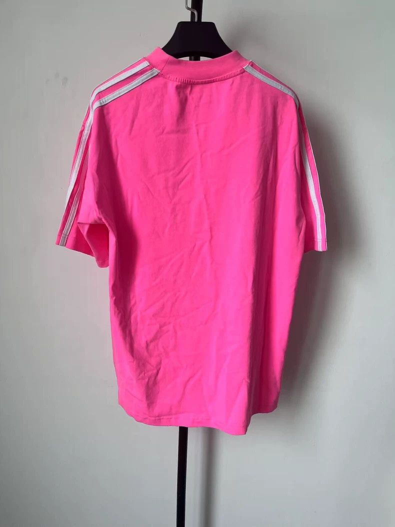Balenciaga Balenciaga x Adidas Striped Logo T-Shirt - dmc Size US XS / EU 42 / 0 - 2 Thumbnail