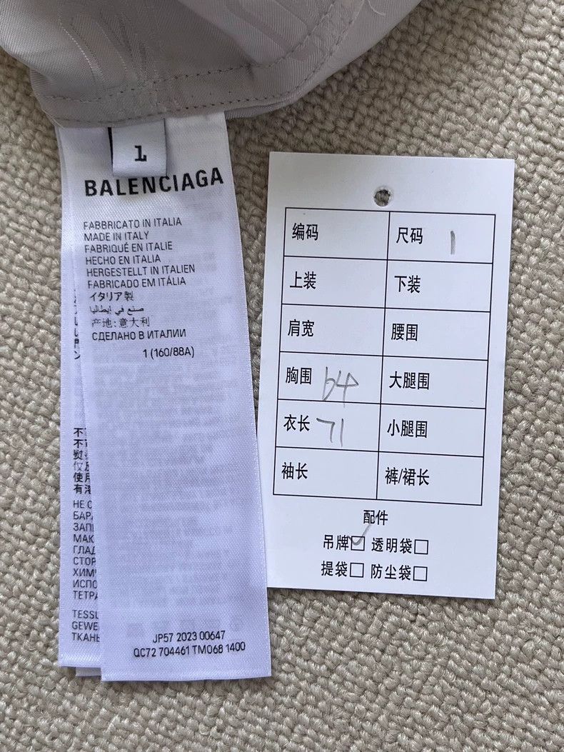 Balenciaga Balenciaga BB Monogram Long Sleeve Shirt - dmc Size US M / EU 48-50 / 2 - 5 Thumbnail