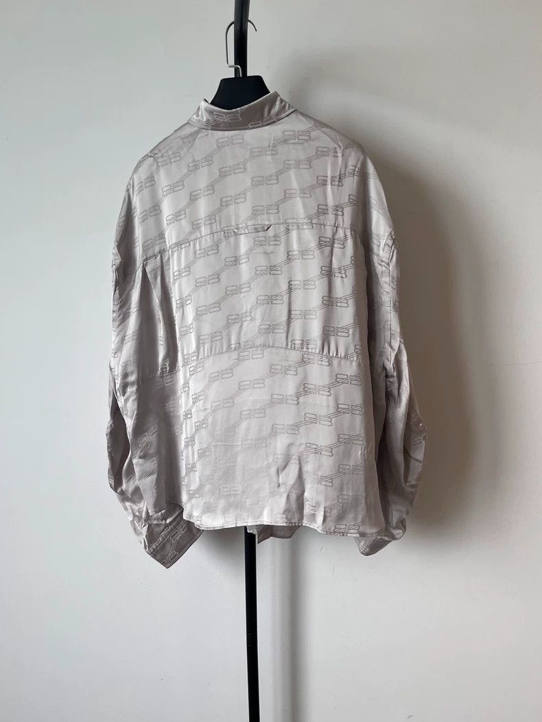 Balenciaga Balenciaga BB Monogram Long Sleeve Shirt - dmc Size US M / EU 48-50 / 2 - 2 Thumbnail