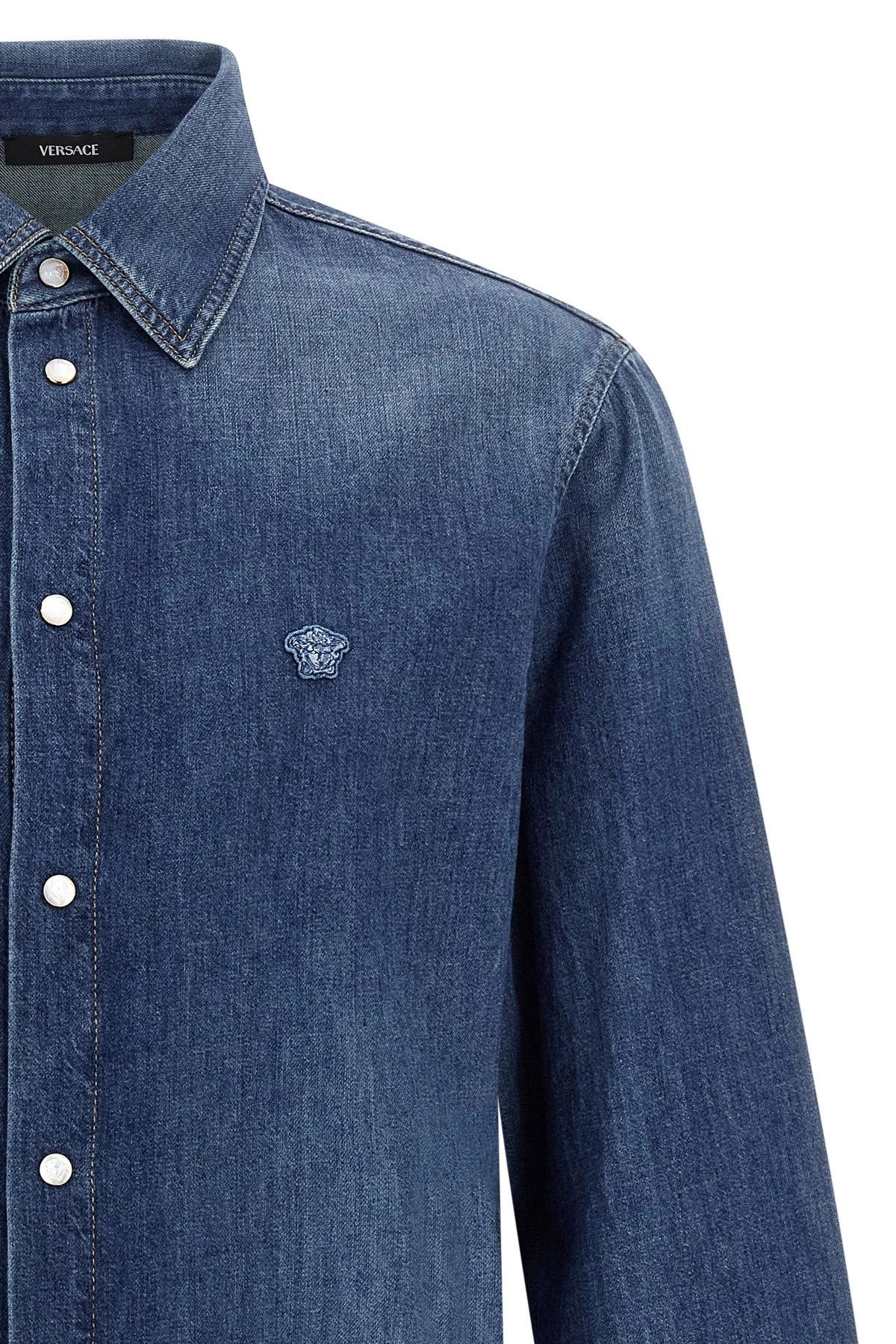 Versace 'Medusa' patch shirt Size US XXL / EU 58 / 5 - 4 Thumbnail