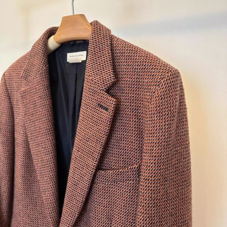 Dries Van Noten Dries Van Noten Wool Casual Blazer - dmc Size US L / EU 52-54 / 3 - 5 Thumbnail