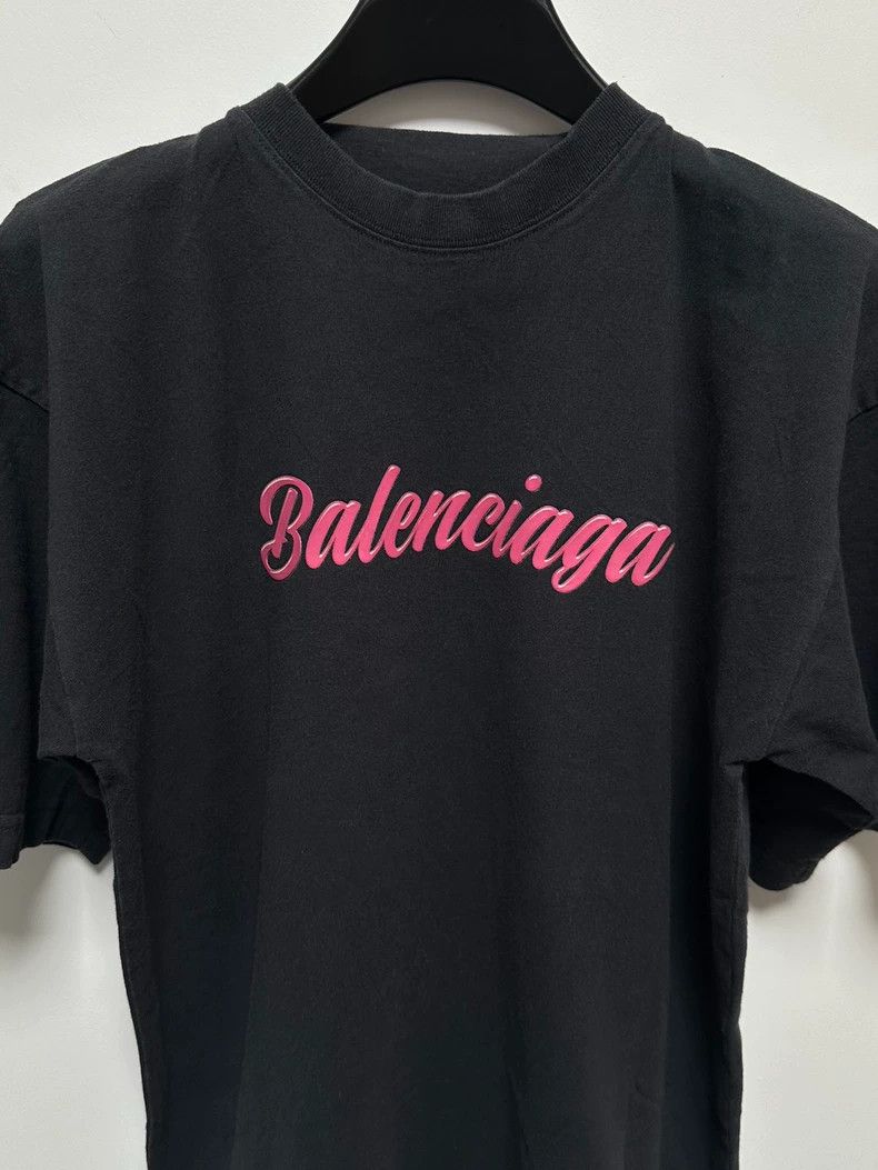 Balenciaga Balenciaga Jelly Logo Short Sleeve Tee - dmc Size US S / EU 44-46 / 1 - 3 Thumbnail