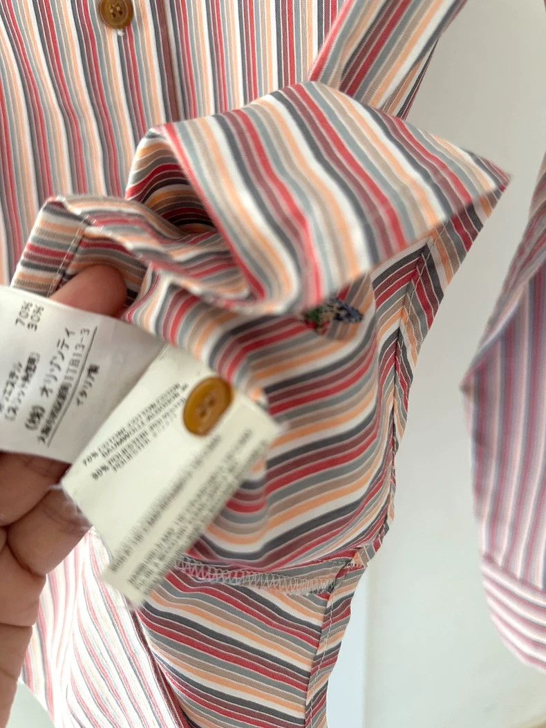 Vivienne Westwood Vivienne Westwood Striped Long Sleeve Shirt - dmc Size US M / EU 48-50 / 2 - 8 Thumbnail