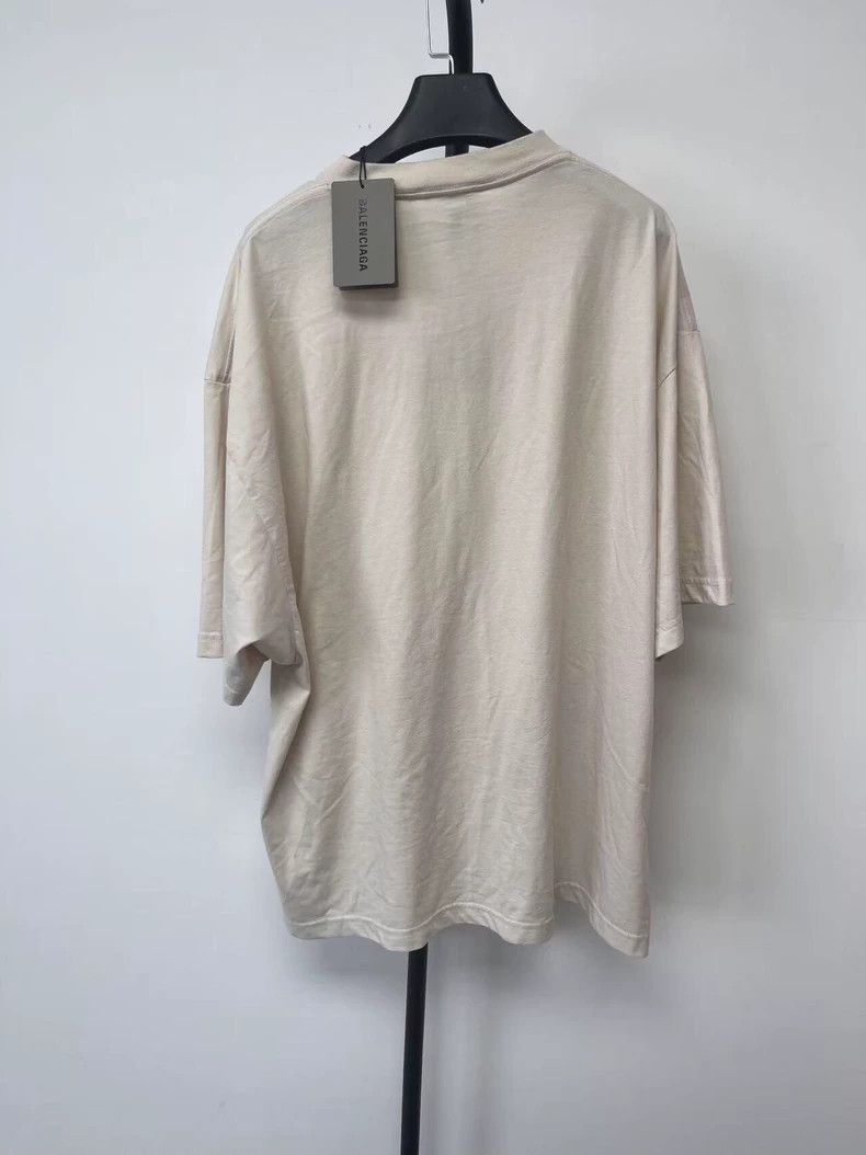 Balenciaga Balenciaga Letter Logo Casual Short-Sleeve T-Shirt - dmc Size US M / EU 48-50 / 2 - 2 Thumbnail
