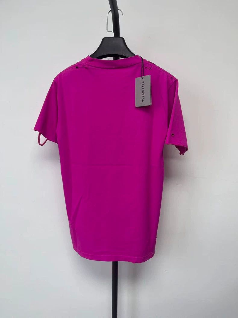 Balenciaga Balenciaga NEW Logo Distressed Short Sleeve T-shirt - dmc Size US XS / EU 42 / 0 - 2 Thumbnail