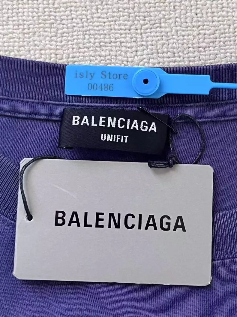 Balenciaga Balenciaga Dry Cleaning Print Short Sleeve T-Shirt - dmc Size US XXS / EU 40 - 4 Thumbnail