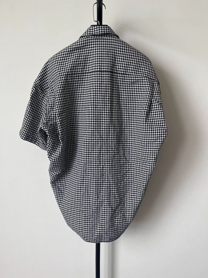 Balenciaga Balenciaga Lock Button Plaid Short Sleeve Shirt - dmc Size US M / EU 48-50 / 2 - 2 Thumbnail