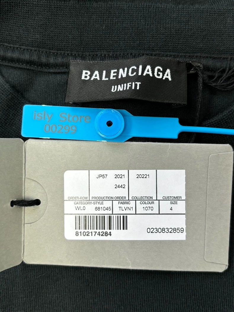 Balenciaga Balenciaga SS22 Logo Print Short Sleeve T-Shirt - dmc Size US M / EU 48-50 / 2 - 4 Thumbnail