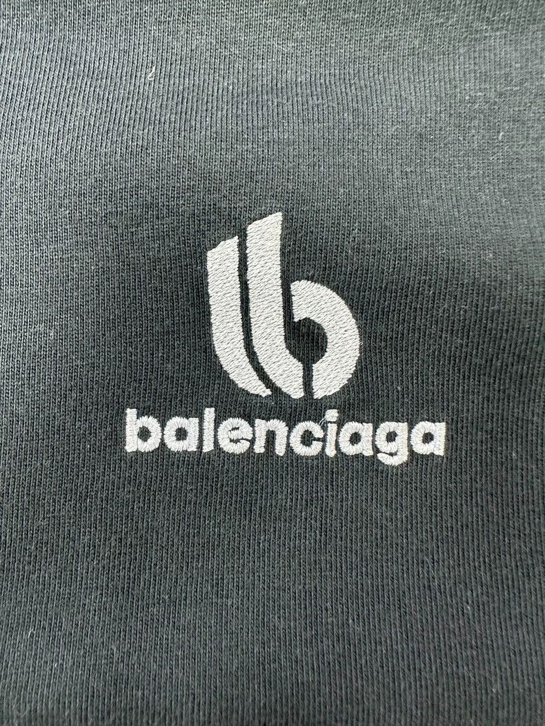 Balenciaga Balenciaga SS22 Logo Print Short Sleeve T-Shirt - dmc Size US M / EU 48-50 / 2 - 3 Thumbnail