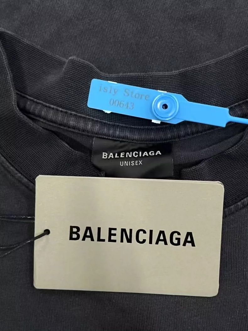Balenciaga Balenciaga Black Red Double B Short Sleeve - dmc Size US M / EU 48-50 / 2 - 4 Thumbnail