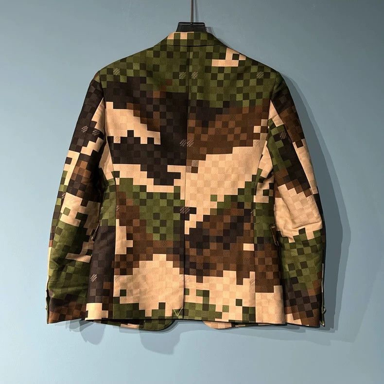 Louis Vuitton Louis Vuitton 2024 Camo Print Blazer - dmc Size US S / EU 44-46 / 1 - 2 Thumbnail