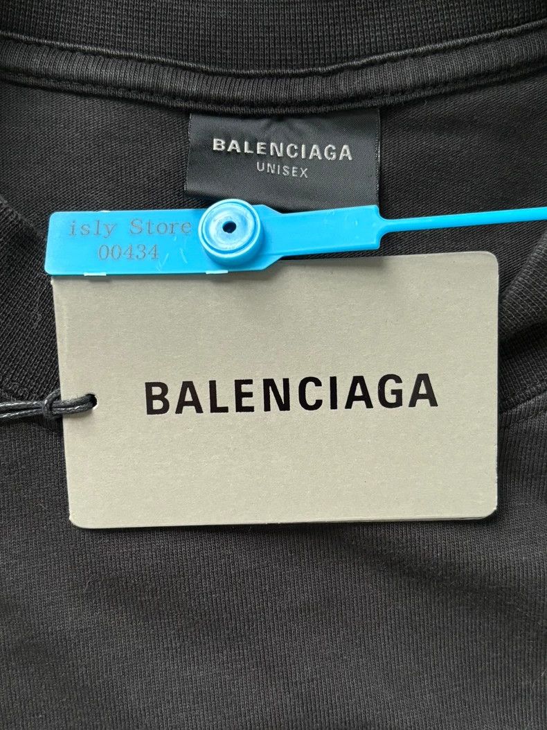 Balenciaga Balenciaga Reflective Logo Short Sleeve T-shirt - dmc Size US XL / EU 56 / 4 - 4 Thumbnail