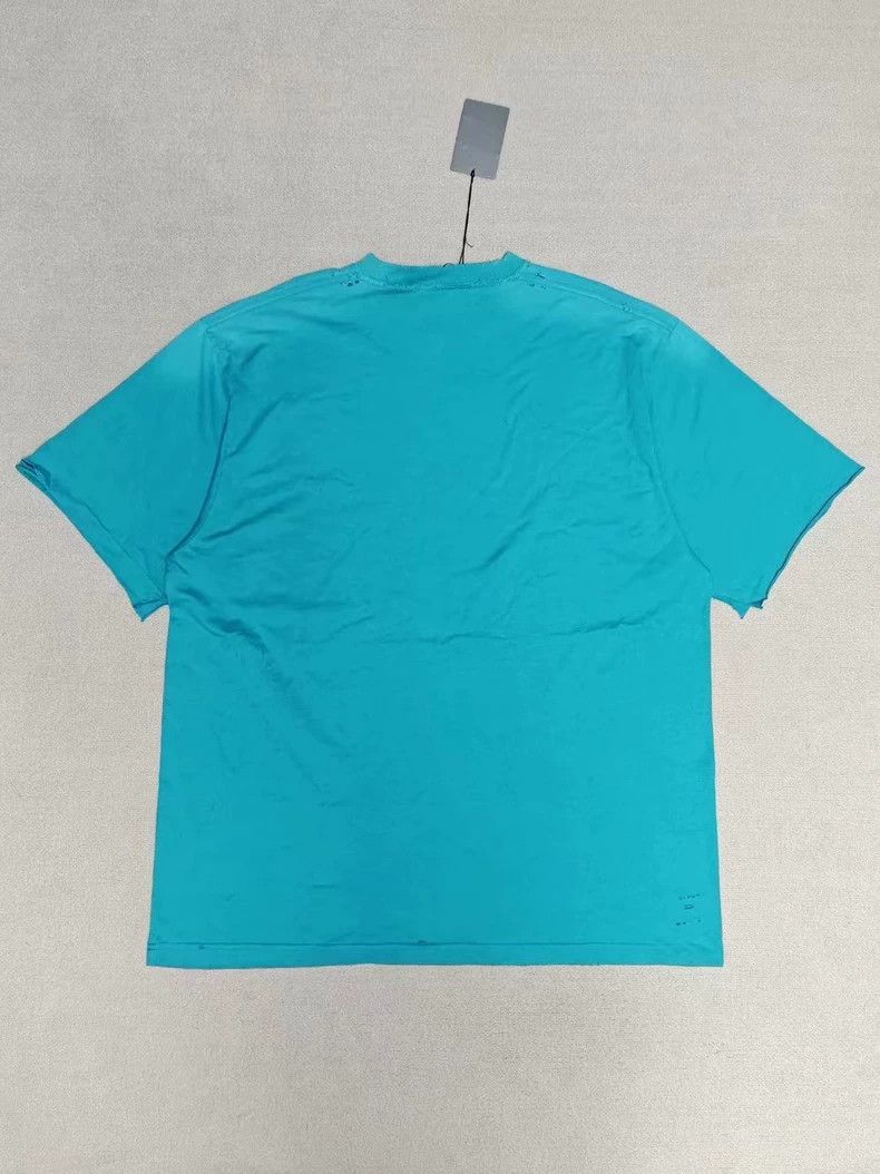 Balenciaga Balenciaga 22SS Distressed Short Sleeve Tee - dmc Size US XS / EU 42 / 0 - 2 Thumbnail
