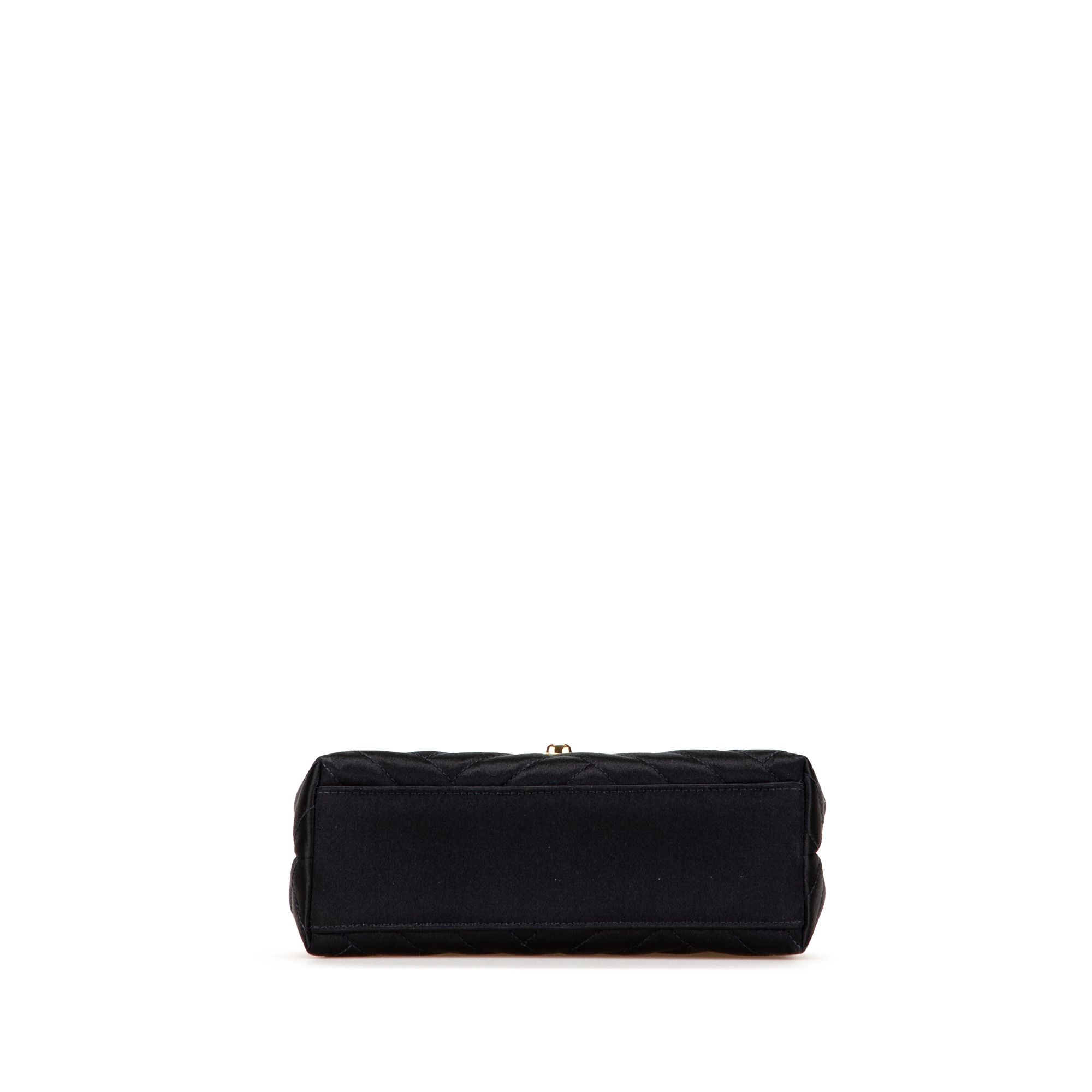 Chanel Chanel Mini Square Diagonal Quilted Satin Single Flap Size ONE SIZE - 3 Thumbnail