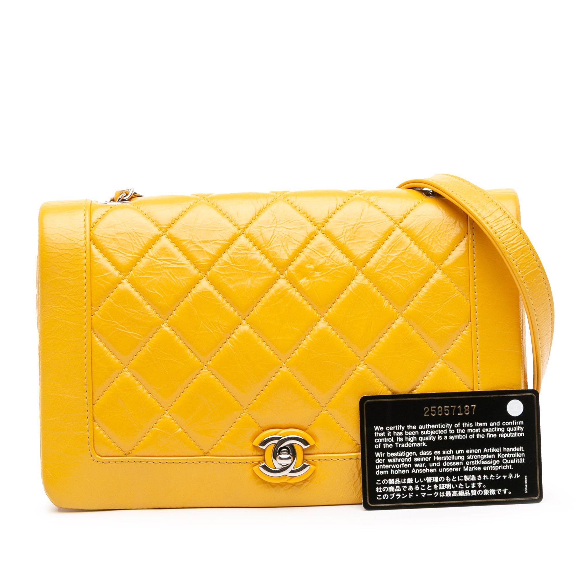 Chanel Chanel Crumpled Calfskin Bi Quilted Vintage Full Flap Size ONE SIZE - 10 Thumbnail