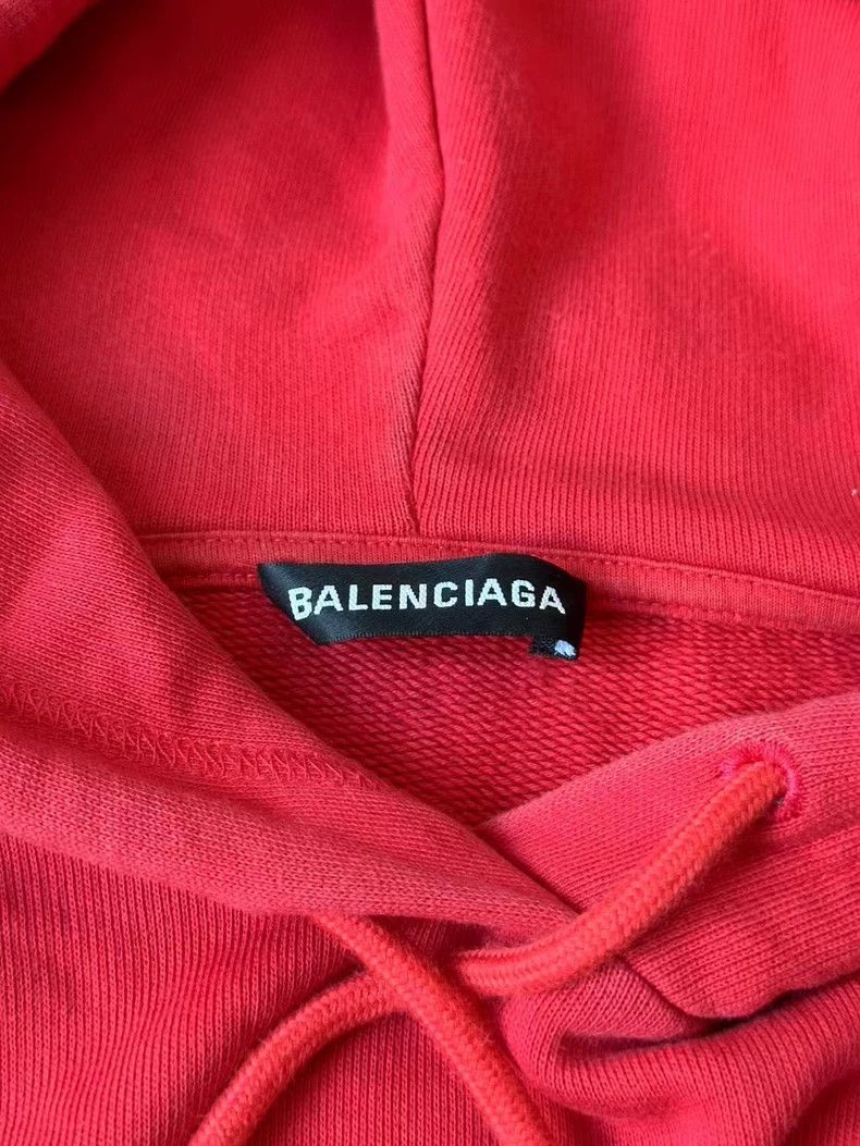 Balenciaga Balenciaga Red Locked Hoodie - dmc Size US XS / EU 42 / 0 - 2 Thumbnail