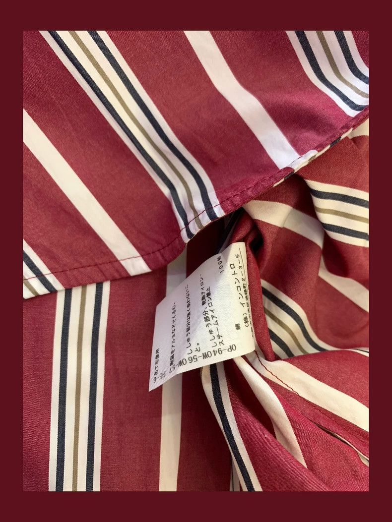 Vivienne Westwood Vivienne Westwood Vintage Striped Short Sleeve Shirt - dmc Size US M / EU 48-50 / 2 - 6 Thumbnail