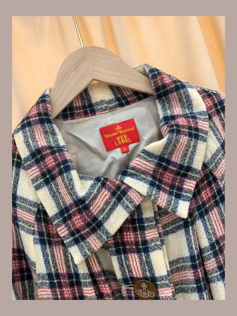 Vivienne Westwood Vivienne Westwood Vintage Plaid Coat - dmc Size US M / EU 48-50 / 2 - 6 Thumbnail