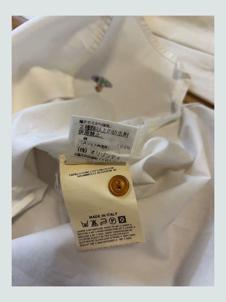 Vivienne Westwood Vivienne Westwood Vintage White Shirt - dmc Size US M / EU 48-50 / 2 - 6 Thumbnail